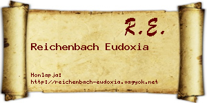Reichenbach Eudoxia névjegykártya